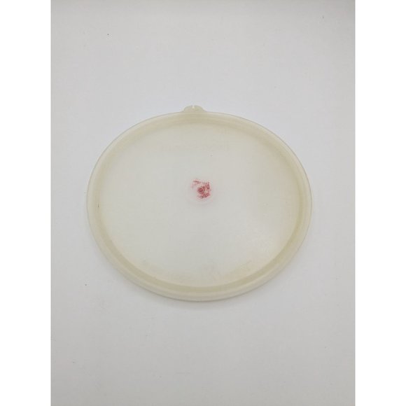 Vintage Tupperware Round Food White Container Sheer Lid 271 - Picture 3 of 7